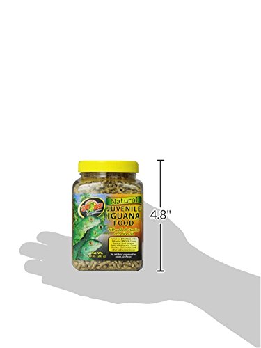 Taille de la boîte de granulés naturels pour iguanes juvéniles - Zoomed